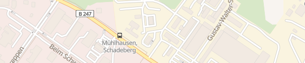 Karte Burger King Mühlhausen