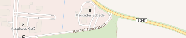 Karte Mercedes Autohaus Schade Mühlhausen/Thüringen