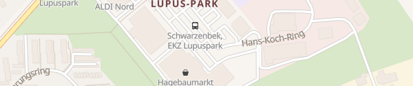 Karte Schnellladestation Lupuspark Schwarzenbek