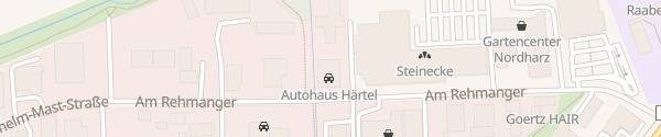 Karte Autohaus Härtel Wolfenbüttel