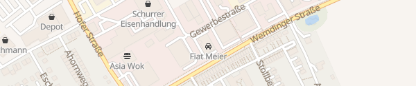 Karte Autohaus Ernst Meier GmbH Nördlingen