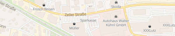 Karte Admira-Center Haßfurt