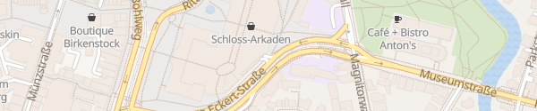 Karte Schlossarkaden Braunschweig