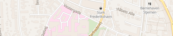 Karte Regionshospital Nordjylland Frederikshavn