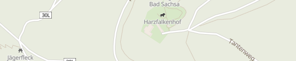 Karte Harzfalkenhof Bad Sachsa