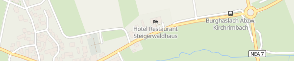 Karte Landhotel Steigerwaldhaus Burghaslach