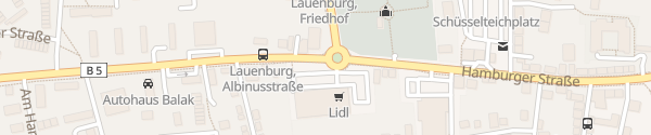 Karte Lidl Lauenburg/Elbe