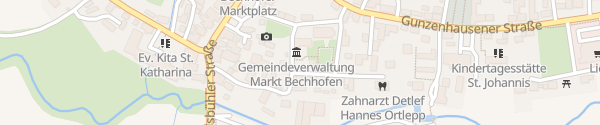Karte Schloßstraße Bechhofen