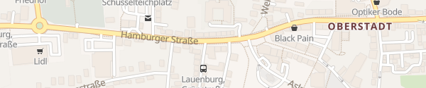 Karte Betriebsstätte der VBE Lauenburg/Elbe