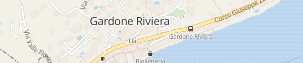 Karte Corso Zanardelli Gardone Riviera