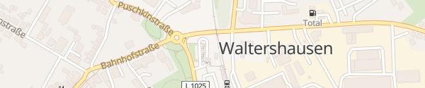 Karte Bahnhof Waltershausen