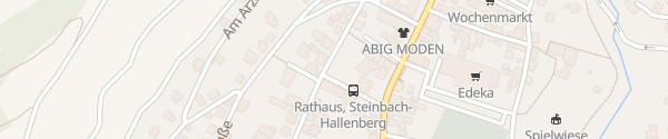 Karte Stadtverwaltung Steinbach-Hallenberg