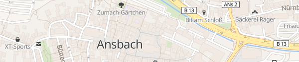 Karte Destination Charger Hotel Schwarzer Bock Ansbach