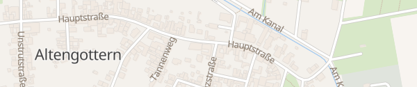 Karte Hauptstraße Altengottern