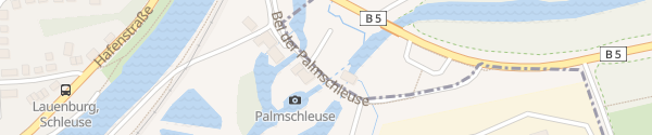 Karte Parkplatz Palmschleuse Lauenburg/Elbe
