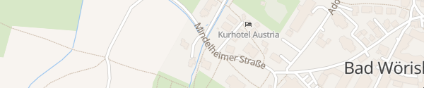 Karte Parkplatz Kurpark Bad Wörishofen