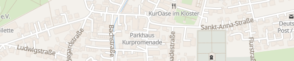 Karte Parkhaus Kurpromenade Bad Wörishofen