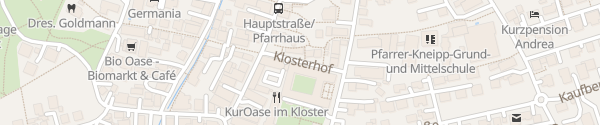 Karte Kloster Bad Wörishofen