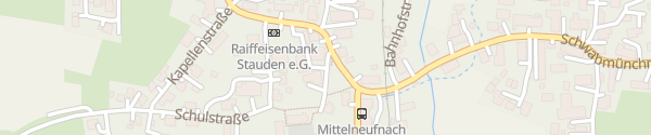 Karte E-Bike Ladesäule Gasthof Adler Mittelneufnach