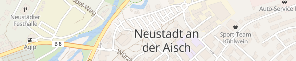 Karte Schnizzersweg Neustadt an der Aisch