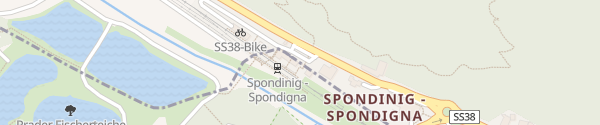 Karte Bahnhof Spondinig