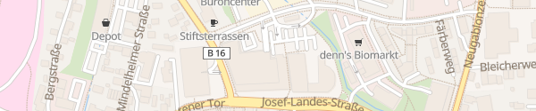 Karte V-Markt Josef-Landes-Straße Kaufbeuren