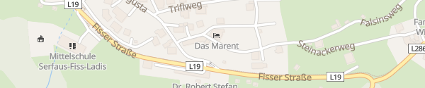 Karte Das Marent Hotel Fiss