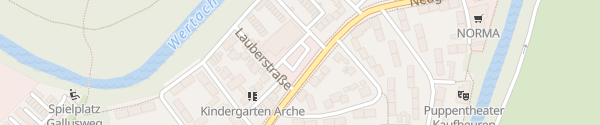 Karte ALDI Süd Neugablonzer Straße Kaufbeuren