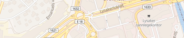Karte QPark Lysaker torg Lysaker