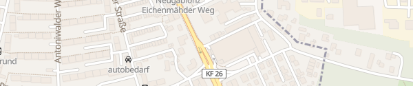 Karte Sudetenstraße Kaufbeuren