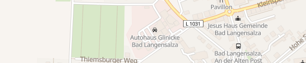 Karte Volkswagen Autohaus Glinicke Bad Langensalza