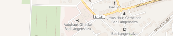 Karte Volkswagen Autohaus Glinicke Bad Langensalza