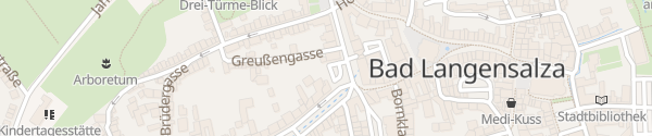 Karte Wiebeckplatz Bad Langensalza