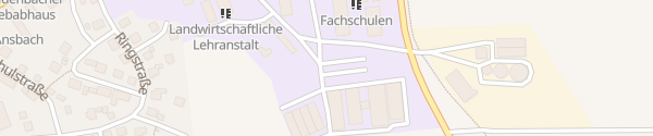 Karte Parkplatz Steingruberstraße Weidenbach-Triesdorf