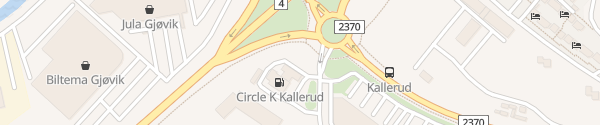 Karte Circle K Kallerud Gjøvik