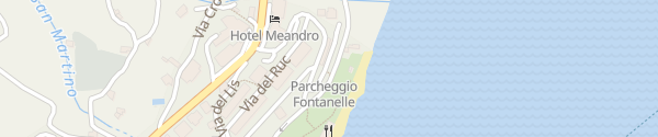 Karte Parkplatz Via Fontanella Gargnano