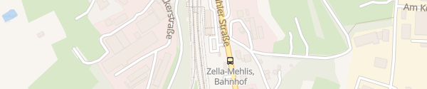Karte Bahnhofsvorplatz Zella-Mehlis
