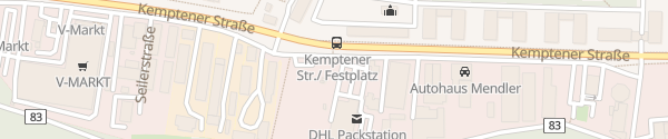 Karte Supercharger Festplatz Füssen