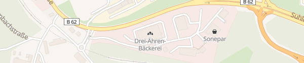 Karte Drei-Ähren-Bäckerei Zella-Mehlis