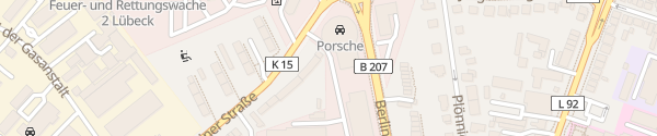 Karte Porsche Zentrum Lübeck Lübeck