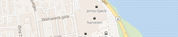 Karte Einkaufszentrum CC Gjøvik Gjøvik