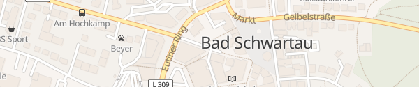 Karte Rensefelder Straße Bad Schwartau