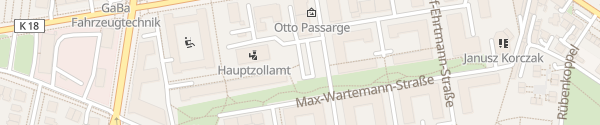 Karte Otto-Passarge-Straße Lübeck