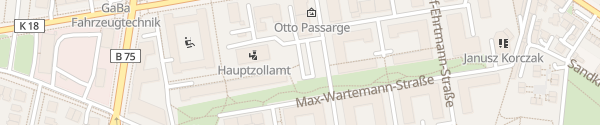 Karte Otto-Passarge-Straße Lübeck