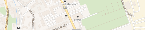 Karte REWE Oststraße Gotha