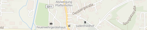 Karte Kapellenstraße Buttenwiesen