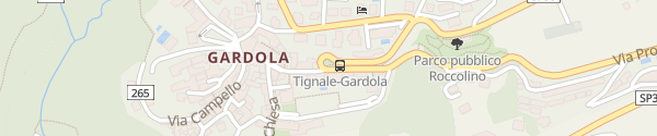 Karte Via Roma Gardola