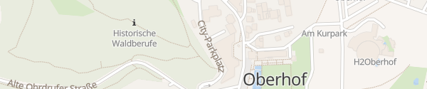Karte City-Parkplatz Oberhof