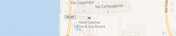 Karte Hotel Caesius Terme & Spa Resort Bardolino