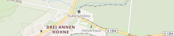 Karte Parkplatz Drei Annen-Hohne Elbingerode (Harz)